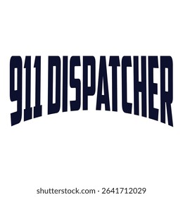 911 Dispatcher With American Flag Design Template