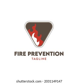 911 Fire shield logo illustration, suitable for fire prevention logo or fire safety logo or fire guard department. Suitable for T-shirt, Badge, Emblem, print. Isolated and editable color
