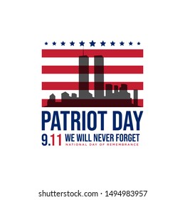 911 Patriot Day Background Patriot Day Stock Vector (Royalty Free ...