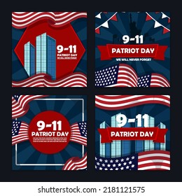 9.11 Patriot Day Festivity Social Media Post Template