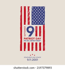 911 Patriot Day, September 11, 2001. Never Forget.
