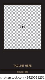 9:16 frame video for live video broadcasting on social media