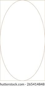 9:16 Monoline geometrische dekorative Rechteck Rahmen