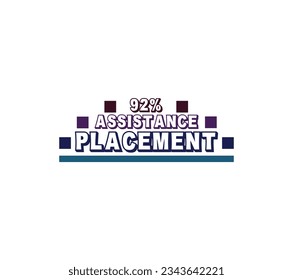 92% Guranted Satisfaction Box Shape text Base design with eye catching colors used