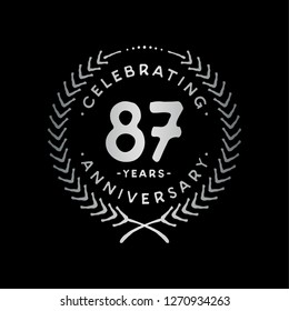 92 years design template. 92nd vector and illustration.