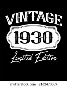 92nd Birthday Vintage Legends Born In 1930 92 Years Old