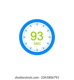 93 second timers Clocks, Timer 93 sec icon.