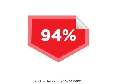 94% vector image on white background.