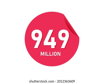 949 millones de textos sobre el fondo blanco