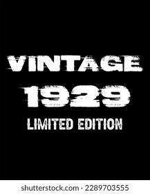 94th Birthday Vintage Legends Born In 1929 94 Years Old Retro Birthday Ideas Limited Edition
