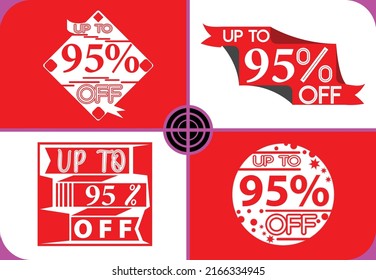 Up to 95 percent off logo, sticker, icon and t shirt design template