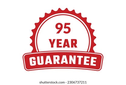 95 Year Guarantee Rubber Stamp