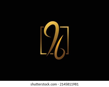 96. golden 96th anniversary celebration. black background. number