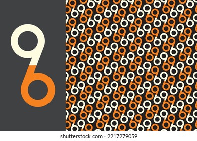 96 logo for company with simple pattern from the logo's