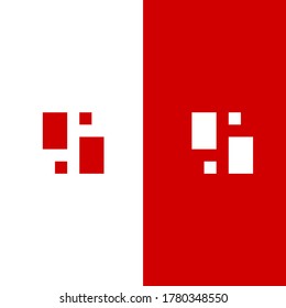 96 logo. simple modern logo.