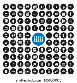 97 Home icon vector set