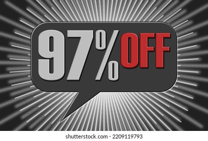 97 percent promotion banner tag