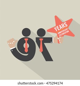 97th Years Anniversary Typography Design Vector Illustration