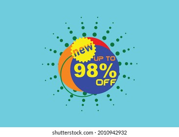 98% off new offer logo design