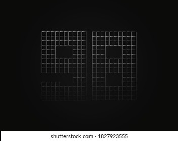 98 vectores de número de eslabón metálico de eslabón. Para logotipo, etiqueta de marca, elementos de diseño, aplicación y más. 