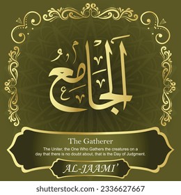 
ٱ لْ مِ・جَ عُ AL-JAI 999 Nombres de Allah Al Asma Husna أ・・・・・・・・・・・・・・ La caligrafía está libre de errores al 100%. Todo Tachkilat y toda la ortografía son 100% correctos. Úsalos con los ojos cerrados.