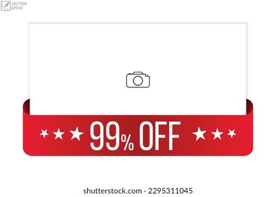 99% off Vector banner vector design.