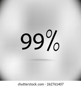 
99 percent