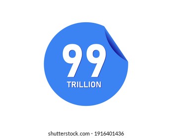 99 trillion texts on the blue sticker