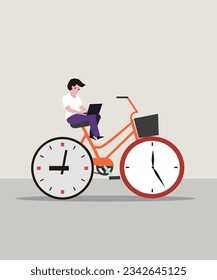 996 work system labor overtime concept illustration