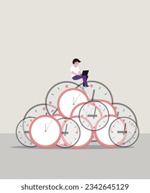 996 work system labor overtime concept illustration