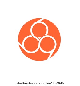 999 loop logo vector modern template
