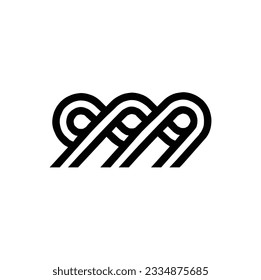 999 plantilla de diseño de iconos de letras monográficas