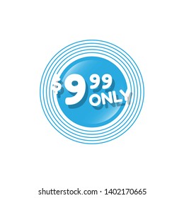 9.99 $ only - special offer - glossy button. 