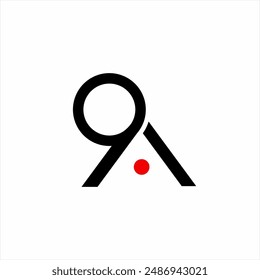 The 9A logo design is simple and minimalist.