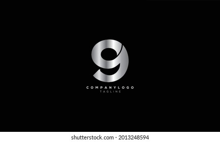 9O O9 9 AND O Abstract initial monogram letter alphabet logo design