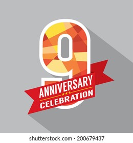 9th Years Anniversary Celebration Design