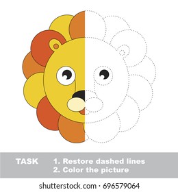 _ to be half traced, the tracing educational game to preschool kids with easy game level, the colorful and colorless halves