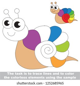 _ insect. Dot to dot educational game for kids.