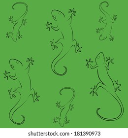 _vektor illustration_geckos