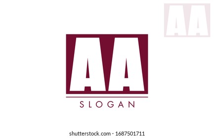 A, AA, AM letters logo monogram
