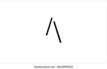 A, ABSTRACT LETTER LOGO MONOGRAM
