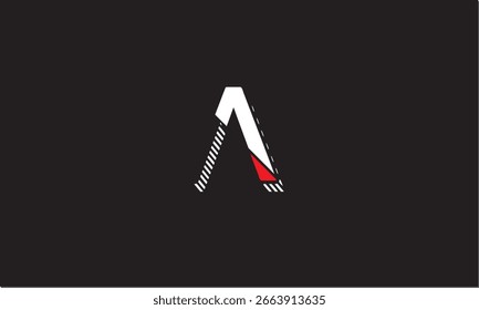 A, ABSTRACT LETTER LOGO MONOGRAM
