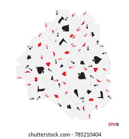 A. Ace. Poker Card.