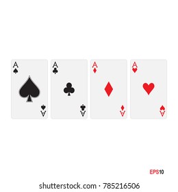 A. Ace. Poker Card.