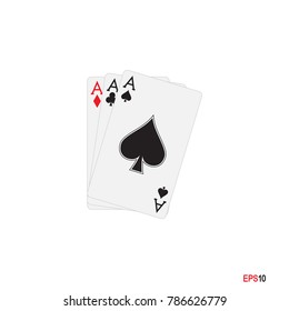 A. Ace. Poker Card.