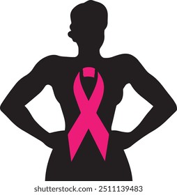 "A Breast Cancer Awareness Day design made for multipurpose use. The design is smooth, clean, emotional, and versatile, making it ideal for women’s logos, posters, t-shirt designs, and more