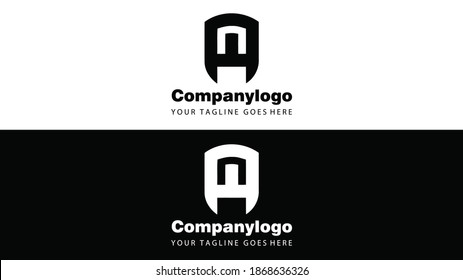 A, C, D, V, F Letters Modern Logo design. Letter Minimalist logo on white background vector template