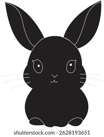 "A charming and fluffy baby bunny sitting on green grass with big round eyes and soft fur, radiating innocence and cuteness. Perfect for Easter, children’s themes, or springtime designs."

