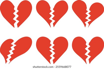 "A Collection of Broken Hearts: A Symbol of Heartbreak, Loss, and Grief"