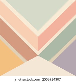 "A geometric design featuring alternating zigzag stripes , suitable for everyday fashion."